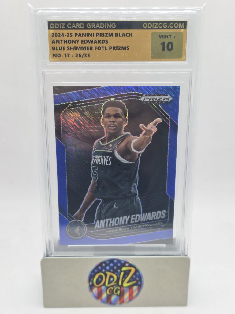 2024-25 Panini Prizm Black Anthony Edwards #17