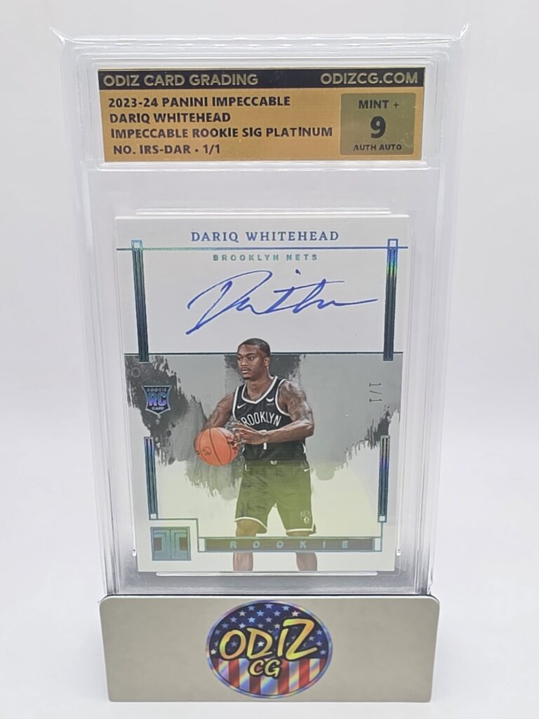 2023-24 Panini Impeccable Dariq Whitehead #IRS-DAR