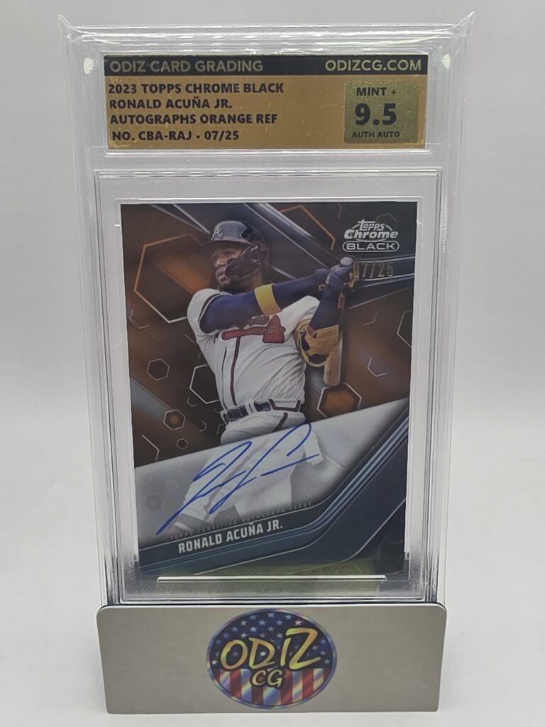 2023 Topps Chrome Black Ronald Acuña Jr. #CBA-RAJ
