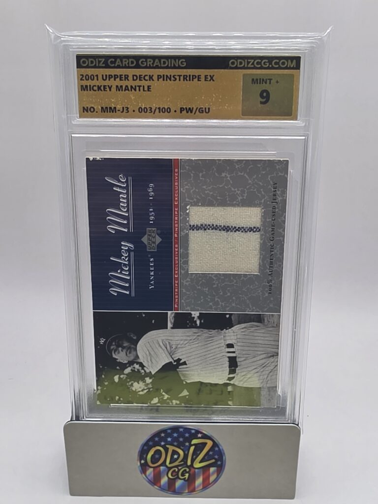2001 Upper Deck Pinstripe Ex Mickey Mantle #MM-J3