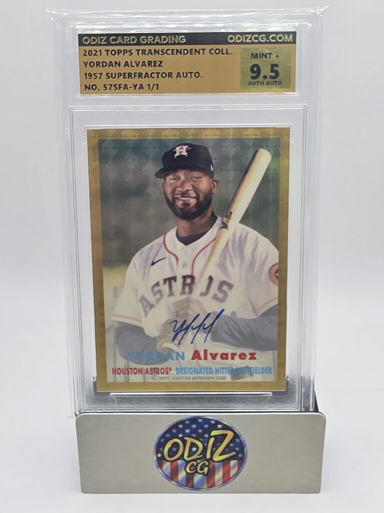 2021 TOPPS TRANSCENDENT COLL. YORDAN ALVAREZ #57SFA-YA
