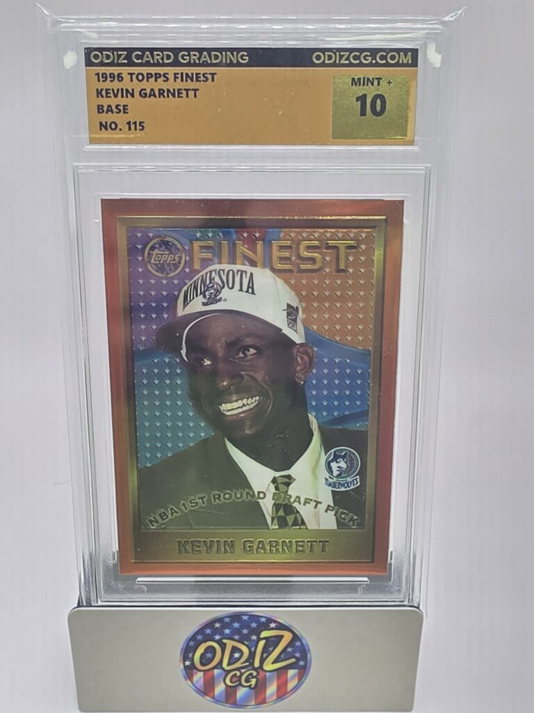 1996 Topps Finest Kevin Garnett #115