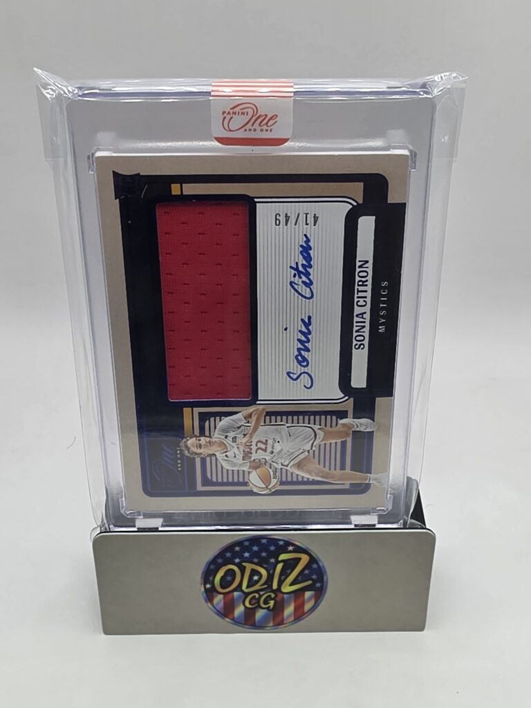 2025 panini one and one sonia citron blue RPA /49